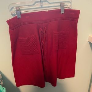Red Knit Skirt (Candies Brand)